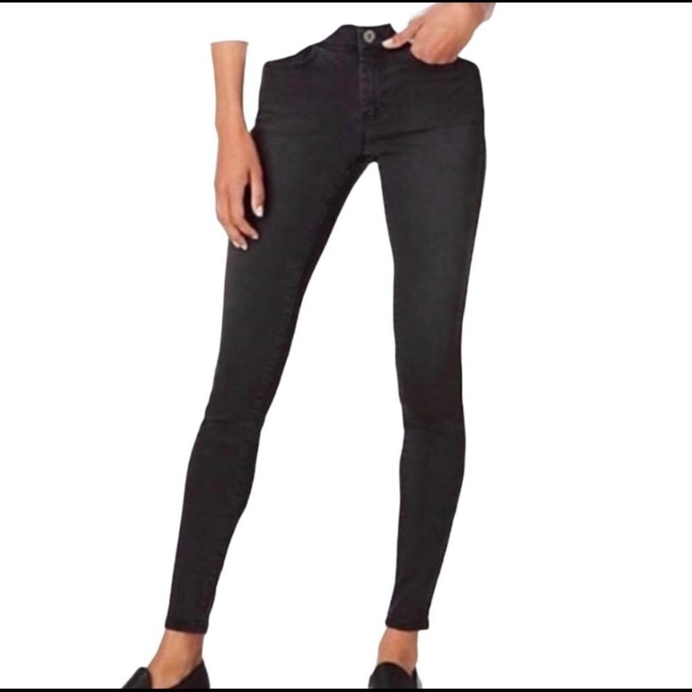 J. jill black wash denim 5 pocket leggings